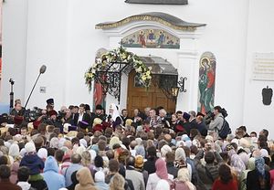 Патриарший визит в Белоруссию в сентябре 2009. День первый. Посещение Свято-Духова кафедрального собора в Минске