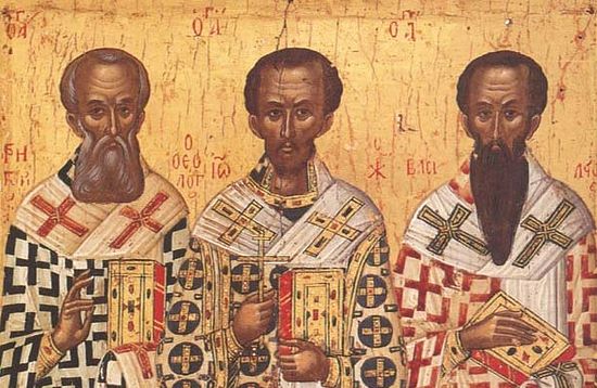 Собор вселенских учителей и святителей Василия Великого, Григория Богослова и Иоанна Златоуста
