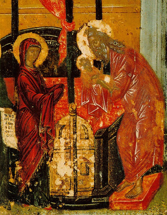 The Meeting of the Lord in Icons and Frescoes
