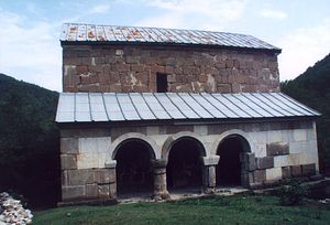 The Tabakini Monastery church of St. George.