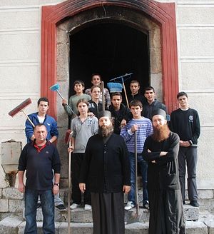 Учащиеся Призренской семинарии. Осень 2011 г.