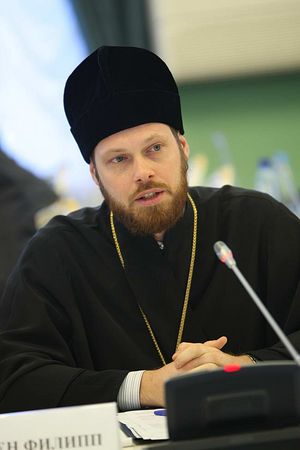 Представитель Московского патриархата при Совете Европы игумен Филипп (Рябых)