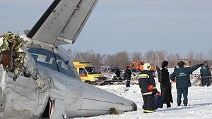 На месте падения самолета установят Поклонный крест. Фото: РИА Новости