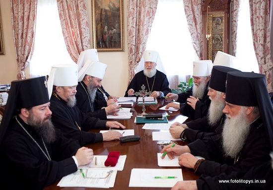 Заседание Священного Синода УПЦ 21 февраля 2012 года. Фото: orthodox.org.ua