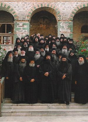 Братия монастыря Филофей
