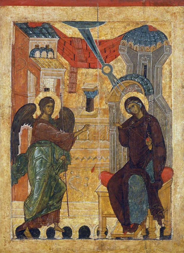 Благовещение Пресвятой Богородицы: иконы и фрески