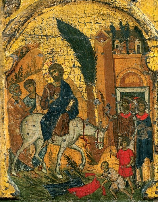 иконы - Вход Господень в Иерусалим: иконы и фрески 56512.b