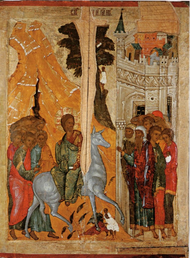 иконы - Вход Господень в Иерусалим: иконы и фрески 56516.b