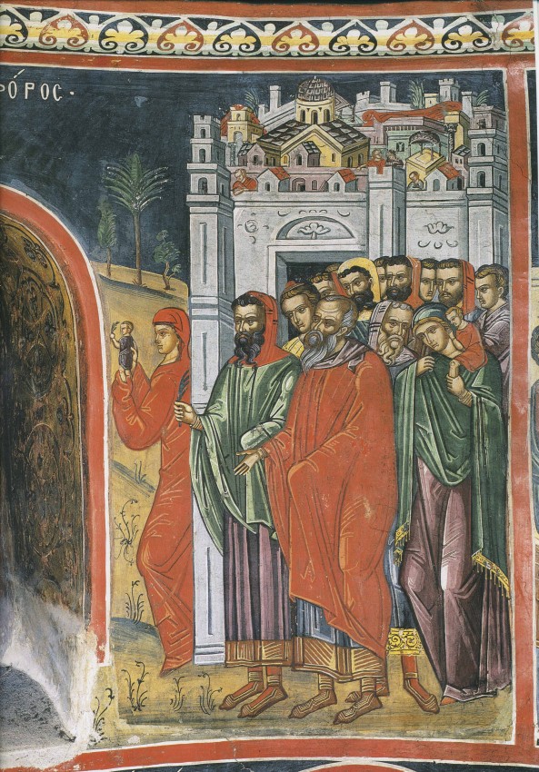 иконы - Вход Господень в Иерусалим: иконы и фрески 56525.b