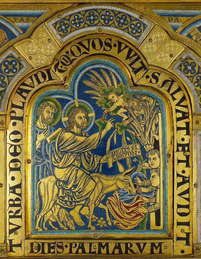 иконы - Вход Господень в Иерусалим: иконы и фрески 56554.b