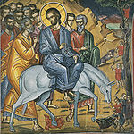 The Entry of the Lord into Jerusalem: icons and frescoes