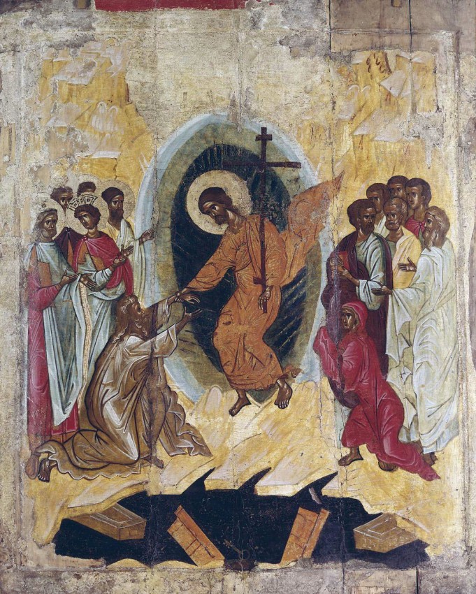 Christ's descent into hell. The Russian State Museum.
