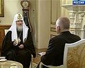 15 апреля 2012 года, в день Святой Пасхи, на телеканале «Россия» было показано интервью Святейшего Патриарха Московского и всея Руси Кирилла журналисту Дмитрию Киселеву.