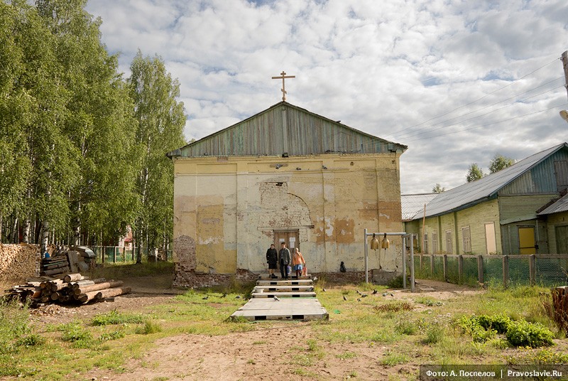 Село Лешуконское. Здание храма. Фото: Антон Поспелов / Православие.Ru