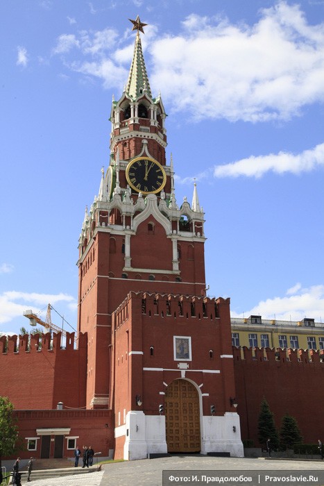 Спасская башня Кремля. Фото: Иван Правдолюбов / Православие.Ru