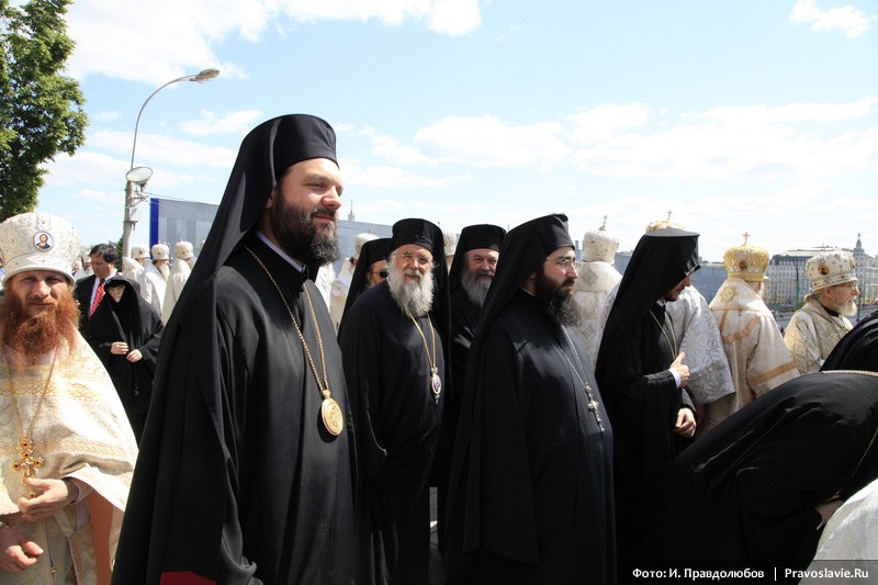 Греческое духовенство. Фото: Иван Правдолюбов / Православие.Ru