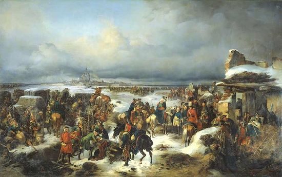 Взятие крепости Кольберг. 5 декабря 1761 г. А. Коцебу. 