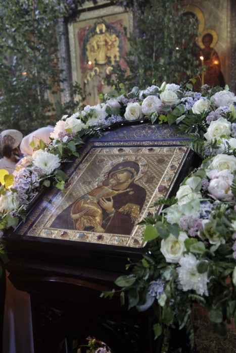 Праздник Владимирской иконы Божией Матери в Сретенском монастыре.  Фото: И. Правдолюбов / Православие.Ru