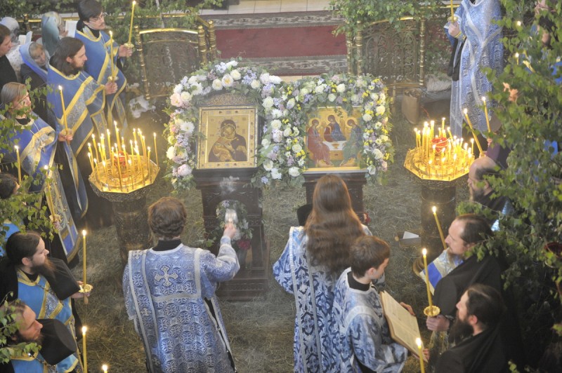 Праздник Владимирской иконы Божией Матери в Сретенском монастыре.  Фото: А. Поспелов / Православие.Ru