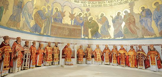 19 апреля 2012 года, в четверг Светлой седмицы, Святейший Патриарх Московский и всея Руси Кирилл совершил чин малого освящения Кронштадтского Морского собора во имя святителя Николая Чудотворца