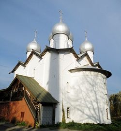 Новгород, церковь св.страстотерпцев Бориса и Глеба 