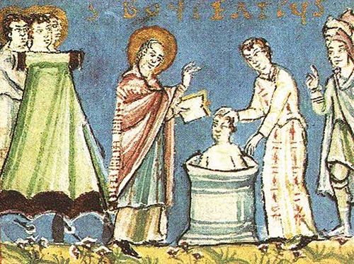 Крещение святого Бонифация