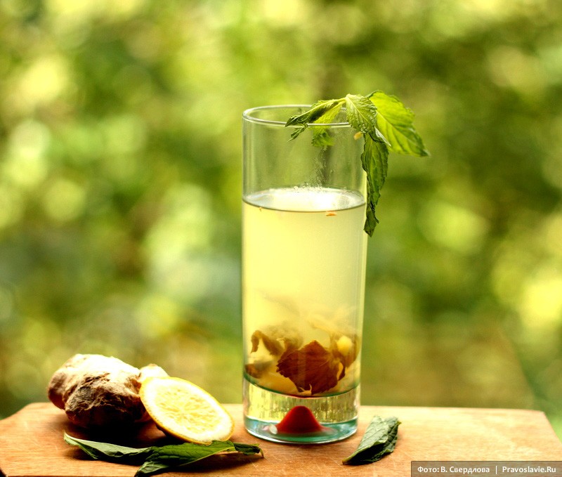 Имбирный чай . Рецепт: Петровки  Фото: Виктория Свердлова / Православие.Ru