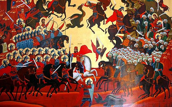 Косовски боj. Савремена икона. Фото: jером.Игнатиjе Шестаков