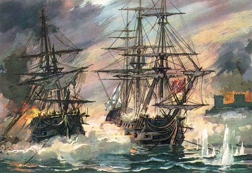 Сражение у мыса Калиакрия 31 июля 1791 года. И.И. Родинов