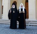 Patriarch Theodoros II of Alexandria arrives in Russia