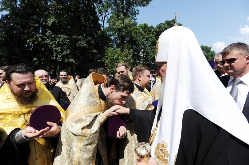 Патриарший визит на Украину.  Фото: С. Власов / Пресс-служба Патриарха Московского и всея Руси
