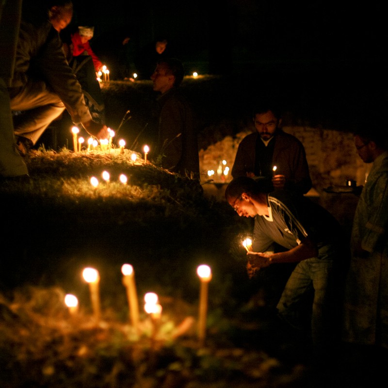 Супрасльский Благовещенский монастырь. Панихида в катакомбах.. Фото: Александр Василюк / orthphoto.net