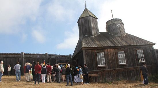 The Holy Trinity Chapel at Fort Ross.
