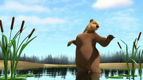 Медведица из сериала "Маша и Медведь"