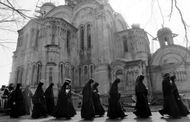 Дивеево, 1993 г.. Фото: Геннадий Михеев