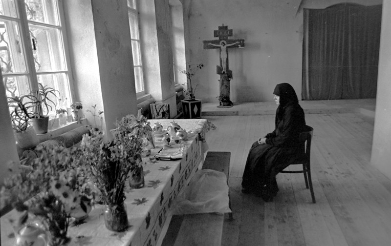 Троице-Сыпанов Пахомиево-Нерехтский монастырь. Костромская область,1993 г. Фото: Геннадий Михеев