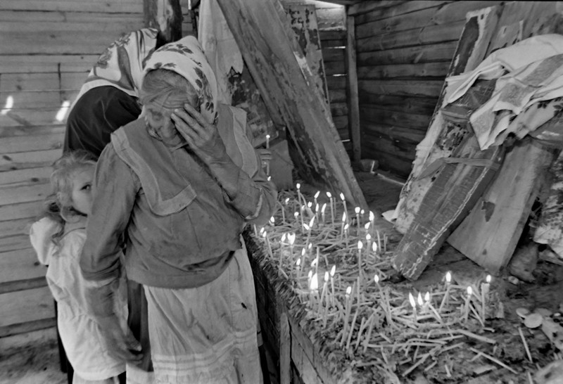 Деревня Чернцово . Вологодская область, 1999 г.  Фото: Геннадий Михеев