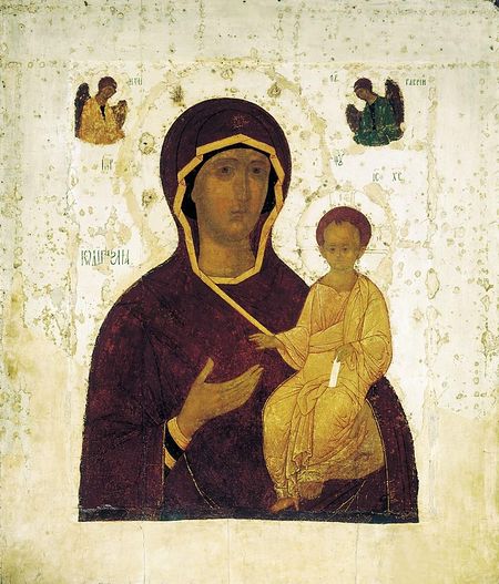Смоленская икона Божией Матери. Автор: Дионисий. 1482 год