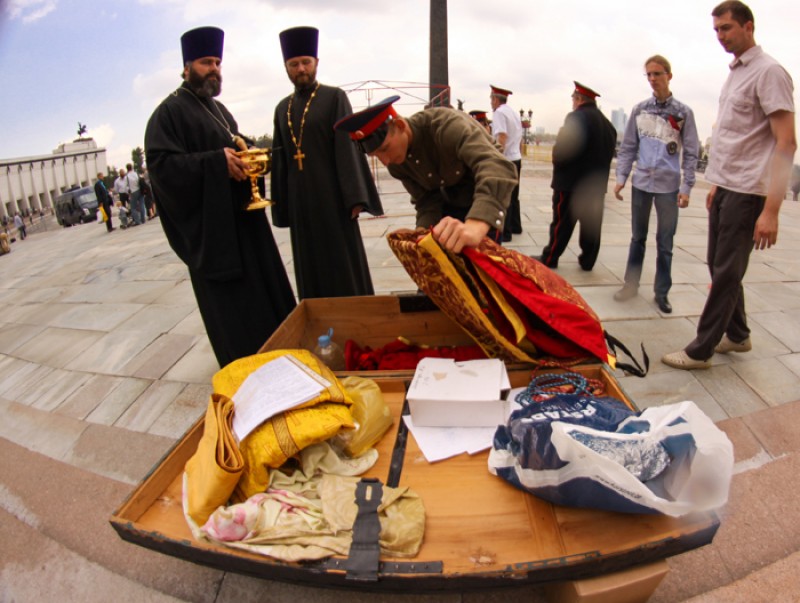 Конный поход Москва – Париж 1812-2012. Фото: Юлия Руденко / Православие.Ru