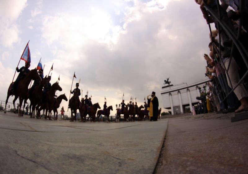 Конный поход Москва – Париж 1812-2012. Фото: Юлия Руденко / Православие.Ru