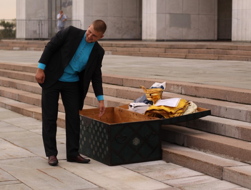 Конный поход Москва – Париж 1812-2012. Фото: Юлия Руденко / Православие.Ru