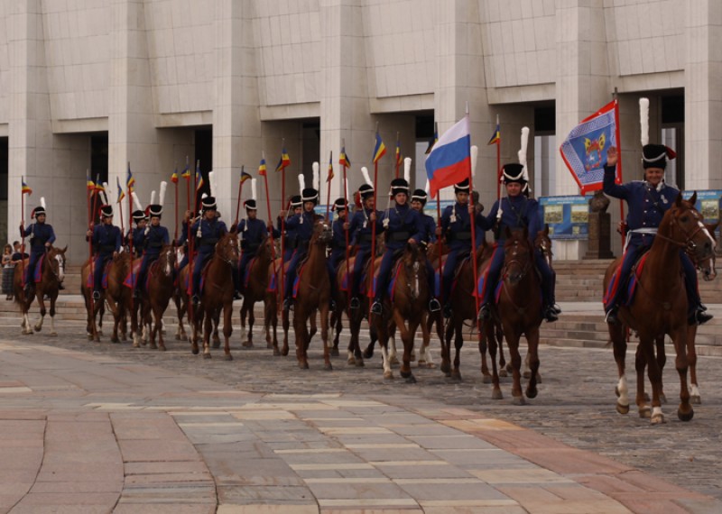 Конный поход Москва – Париж 1812-2012. Фото: Юлия Руденко / Православие.Ru