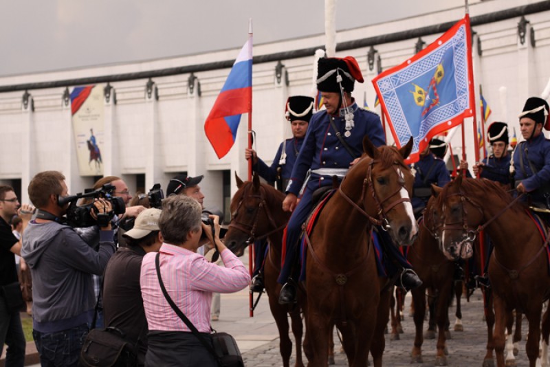 Конный поход Москва – Париж 1812-2012. Фото: Юлия Руденко / Православие.Ru