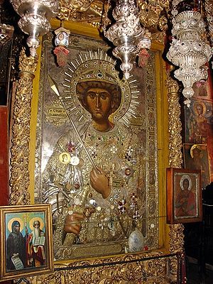 Чудотворная Зографская икона св. вмч. Георгия