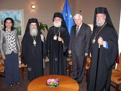 Предстоятели Православных Церквей Ближнего Востока на встрече по вопросу беспорядков в Сирии