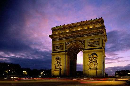 Париж. Триумфальная арка