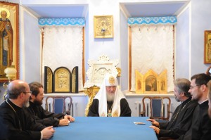 Святейший Патриарх Московский и всея Руси Кирилл принял делегацию Румынской Православной Церкви