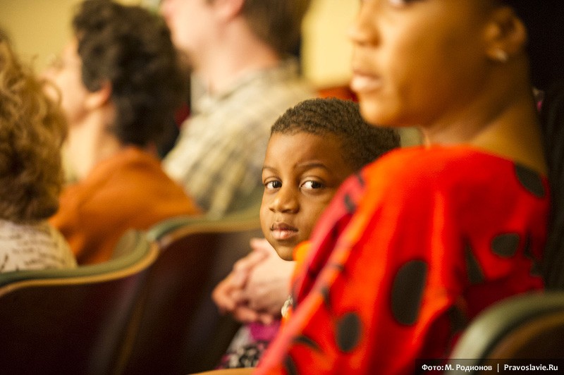 Концерт хора Сретенского монастыря в Библиотеке Конгресса США.  Фото: М. Родионов / Православие.Ru