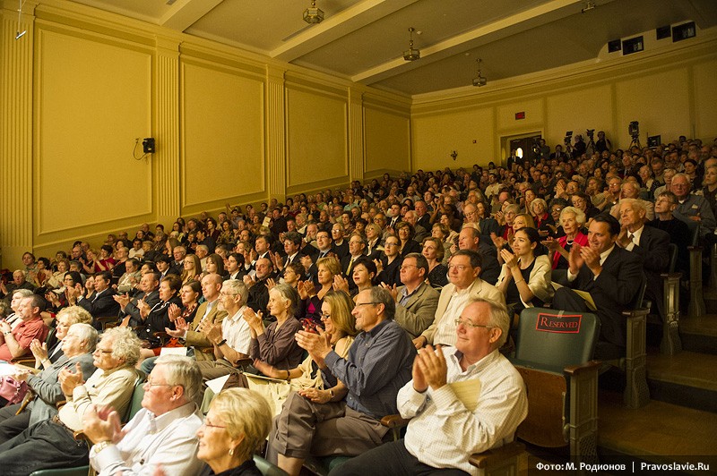 Концерт хора Сретенского монастыря в Библиотеке Конгресса США.  Фото: М. Родионов / Православие.Ru