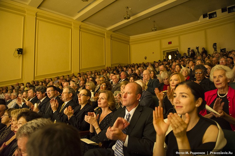 Концерт хора Сретенского монастыря в Библиотеке Конгресса США.  Фото: М. Родионов / Православие.Ru